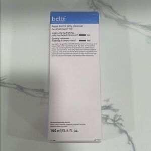 Belif bomb jelly cleanser